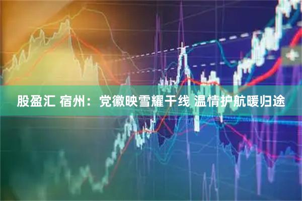 股盈汇 宿州：党徽映雪耀干线 温情护航暖归途