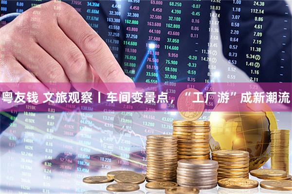 粤友钱 文旅观察丨车间变景点，“工厂游”成新潮流